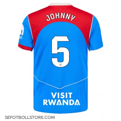 Atletico Madrid Johnny Cardoso #5 Replika Tredje Tröja 2025-26 Kortärmad Atletico Madrid Johnny Cardoso #5 Replika Tredje Tröja 2025-26 Kortärmad